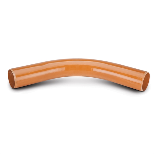 Polypipe Underground 871/2D Plain Ended Long Radius Bend