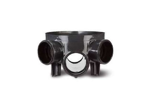 Polypipe Underground Drainage 320mm Chamber Base 110mm Outlets - UG437