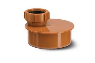 Polypipe Underground Drainage 110mm Waste Pipe Adaptor 40mm Pipe - UG456