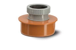 Polypipe Underground Drainage 110mm Waste Pipe Adaptor 50mm Pipe - UG457