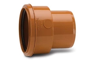 Polypipe Underground Drainage 110mm Super Clay Pipe Adaptor to PVC Spigot - UG459