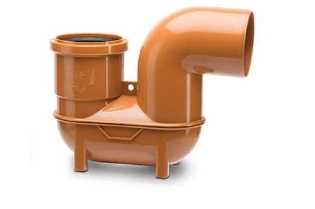 Polypipe Underground Drainage 110mm Lowback P Trap - UG498