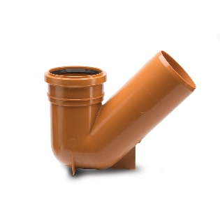 Polypipe Underground Drainage 110mm 45 Universal Gully Trap - UG413