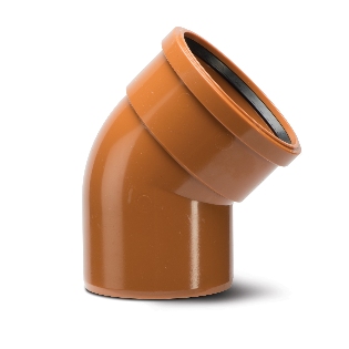 Polypipe Underground Drainage 110mm 30 Bend Single Socket - UG468