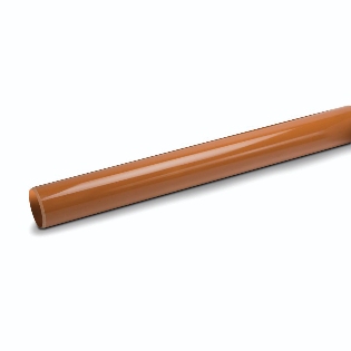 Polypipe Underground Drainage 110mm 1m Pipe Plain Ended - UG430