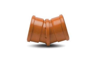 Polypipe  Underground Drainage 110mm 0 - 30 Adjustable Bend Double Socket - UG494