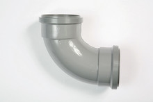 Polypipe Double Socket Bend 4"/110mm - 92 1/2°