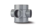 Polypipe Short Boss Pipe 4110mm -Double Solvent Socket Requires Boss Adaptor - SE60 Polypipe Short Boss Pipe 4110mm -Double Solvent Socket Requires Boss Adaptor - SE60