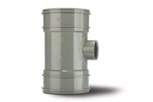 Polypipe 4in110mm Single Boss Pipe Double Socket 40mm - BP422