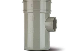 Polypipe 4in110mm Single Boss Pipe Single Socket 50mm