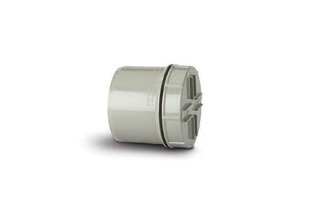 Polypipe Screwed Access Cap 4in110mm Spigot Tail Plug - SA62SG
