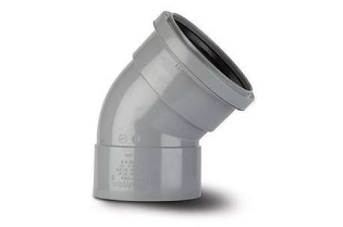 Polypipe Offset Bend 135 Double Socket 4110mm - SB403