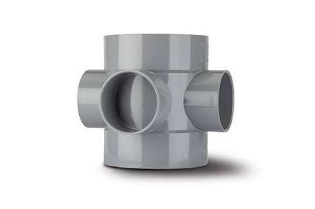 Polypipe Short Boss Pipe 4110mm -Double Solvent Socket Requires Boss Adaptor - SE60