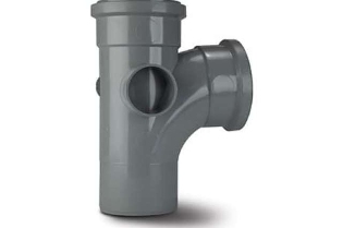 Polypipe Single Branch 92 12 Equal 2 Boss 4110mm - ST401