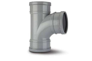 Polypipe Triple Socket Branch 92 4in110mm  - ST405