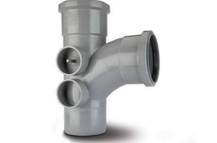 Polypipe Single Branch 92 12 Equal 4 Boss 4110mm - ST414