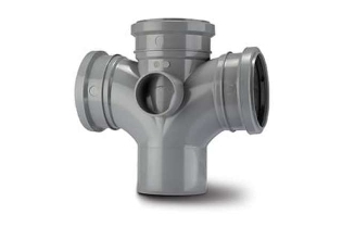 Polypipe Double Branch 92 12 Only Use IN Vertical Position  4110mm - SU420