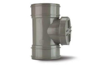 Polypipe Short Access Pipe 4in110mm Double Socket - SWA44