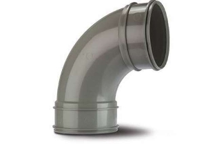 Polypipe Double Socket Bend 3in82mm 92 Solvent - SWB71SG