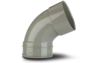Polypipe Double Socket Bend 4in110mm 112 Solvent - SWB23SG