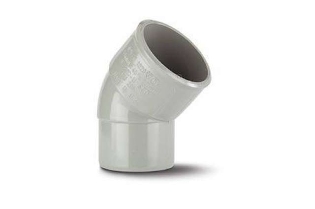 Polypipe 32mm Spigot Bend 45 - MU105