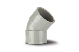 Polypipe 32mm Obtuse Bend 45 - MU113