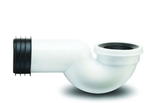 Polypipe Kwickfit Swan Neck 90 Pan Connector - SNK12