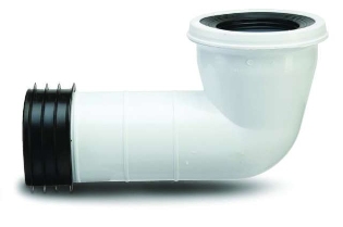 Polypipe Kwickfit 90 Degree S Pan Connector - SK42