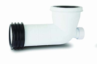 Polypipe Kwickfit 90 Pan Connector 110mm 32mm Boss - SK49