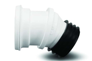 Polypipe Kwickfit Swivel 0-30 Pan Connector - SK56