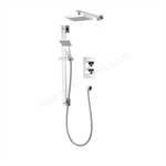 Aqualisa AQ Double Concealed Mixer Square - AQSQDCV2