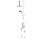 Aqualisa Quartz Classic Smart Digital Shower Exposed with Adjustable and Fixed Ceiling Head HPCombi - QZDA1EVDVFC23