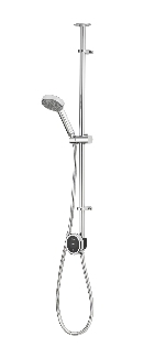 Quartz Touch 23 Exposed Valve with Riser Kit Gravity - Chrome