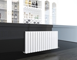 Baker 600x838 Horizontal Flat Profile Steel Radiator Type 10 White