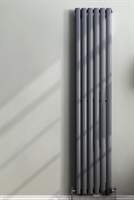 Cavendish Vertical 1800x400 Elliptical Steel Radiator Type 20 Anthracite