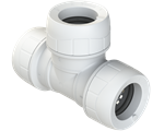 Polyplumb Enhanced White  28mm Equal Tee PB228EW