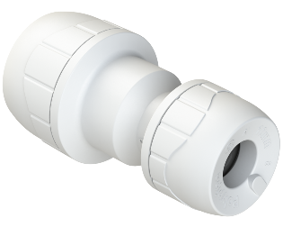Polyplumb Enhanced White 15mm x 10mm Reducing Coupling PB5815EW