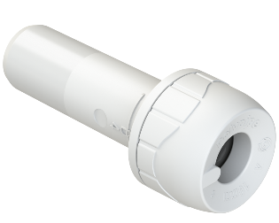 Polyplumb Enhanced White 15mm x 10mm Socket Reducer PB1815EW