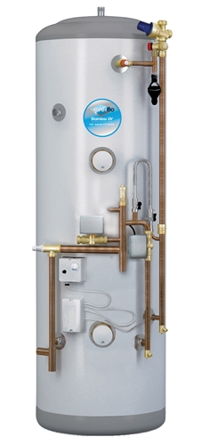 Everflo Stainless 210L System Fit Unvented Hot Water Cylinder