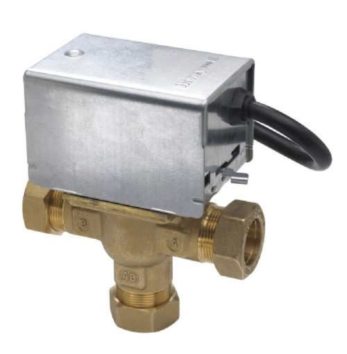 Honeywell V4073A 1039 22mm 3 Port Mid-Position Valve