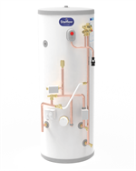 RM Stelflow 120L System Ready Pre Plumb Unvented Cylinder - TRTI-H0120-L1C