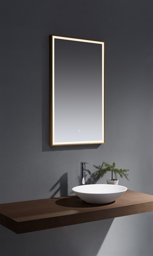 Winchcombe 1000mm x 600mm Steel Framed Mirrors with Acrylic Edge Inner