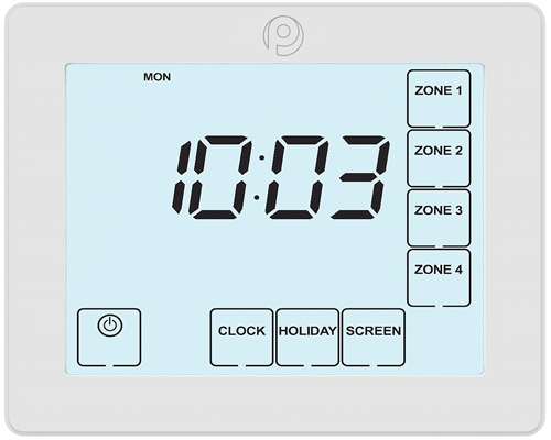 Polypipe 4 Channel Time Clock - UFHTIME4W