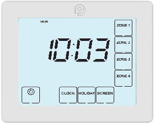 Polypipe 4 Channel Time Clock - UFHTIME4W