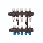 Polypipe 5 Port Plastic Push fit Manifold - UFHMANP5
