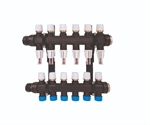 Polypipe 6 Port Plastic Push fit Manifold - UFHMANP6