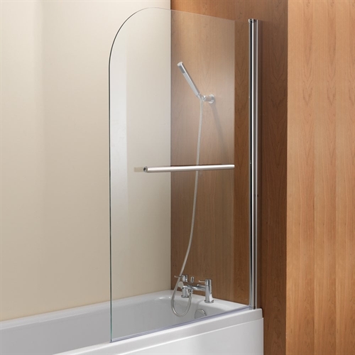 Ascent Radius Curved Bath Screen - 1500 x 1000mm