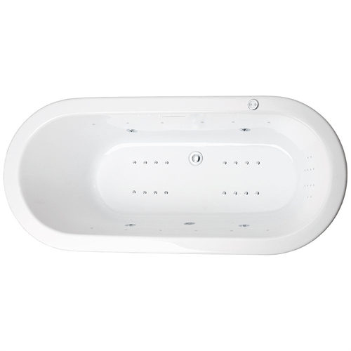 Grosvenor Freestanding Bath with Option 6 Whirlpool - 1700 x 750mm