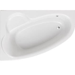 Tennessee Offset Corner Bath & Panel with Option 2 Whirlpool -
1500 x 1000mm
