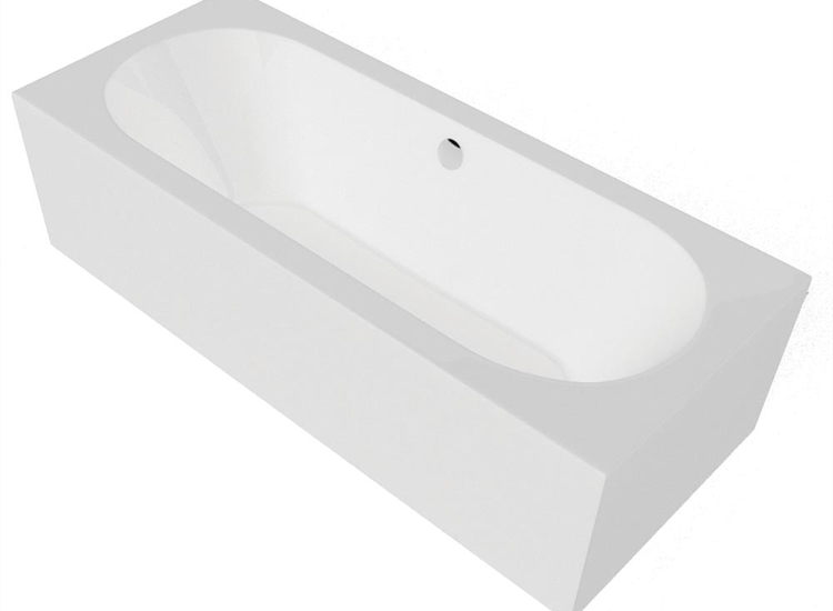 Alaska Bath with Option 1 Whirlpool - 1700 x 700mm to 1800 x 800mm